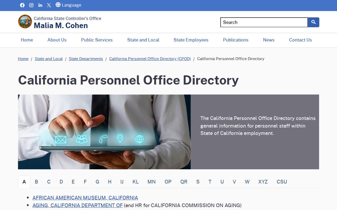 San Juan Capistrano people directories California personnel office listing